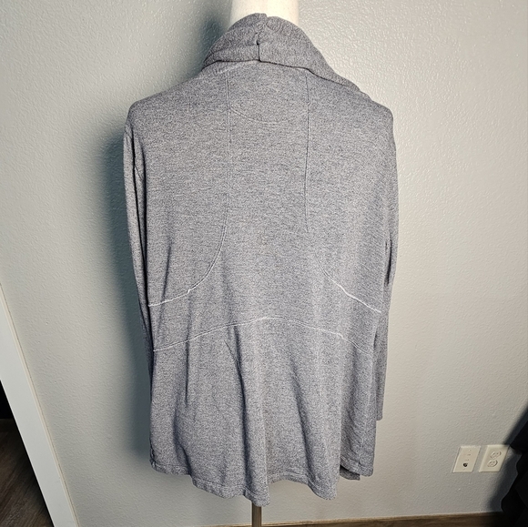 Calvin Klein Performance Casual Women's Gray Open-Front Cardigan Size 1x - Picture 3 of 7